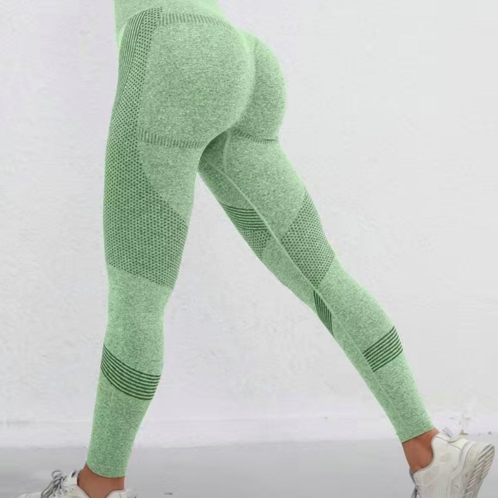 Green Athletic Leggings